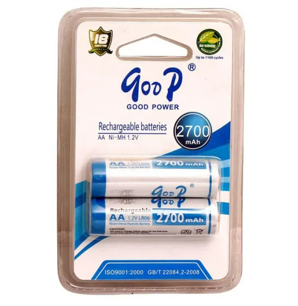 Goop 1.2V AA Rechargeable Battery- Double Battery